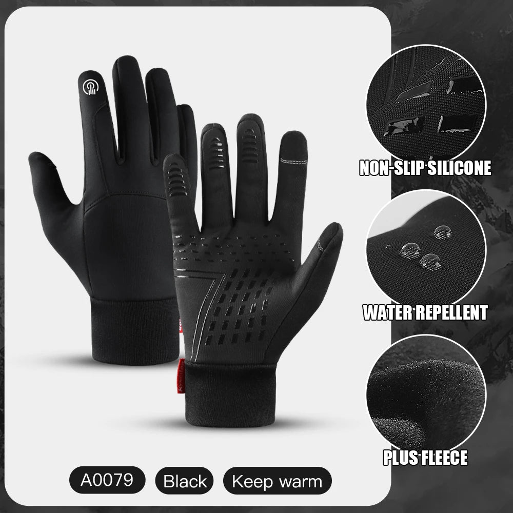 Winter Thermal Touch Screen Cycling Gloves