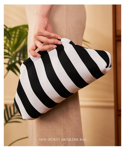 Summer Woven Crochet Beach Clutch Handbag