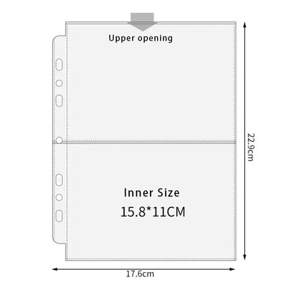 A5 Transparent Binder Sleeves for Photos & Photocards