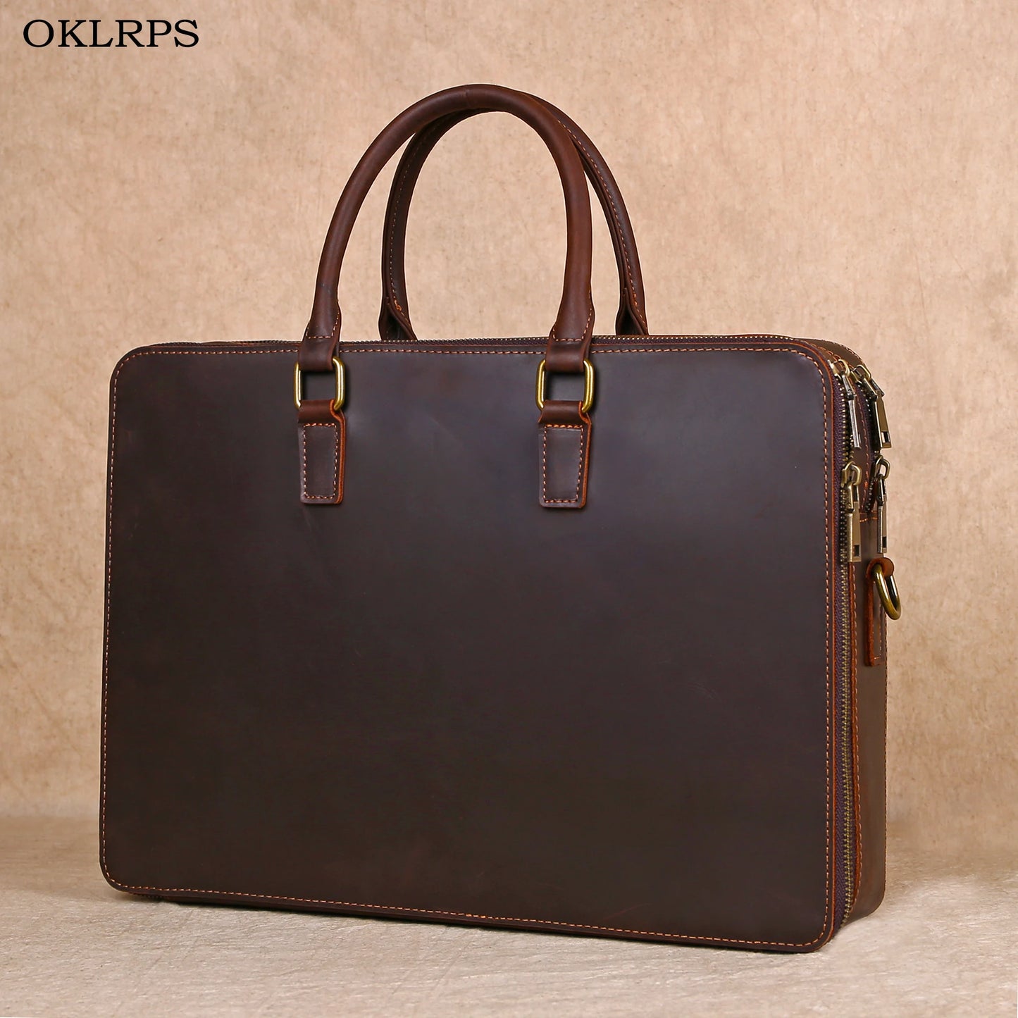 Genuine Leather Executive Briefcase