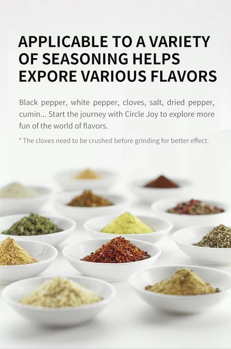 Electric Spice Grinder Set with Charging Base