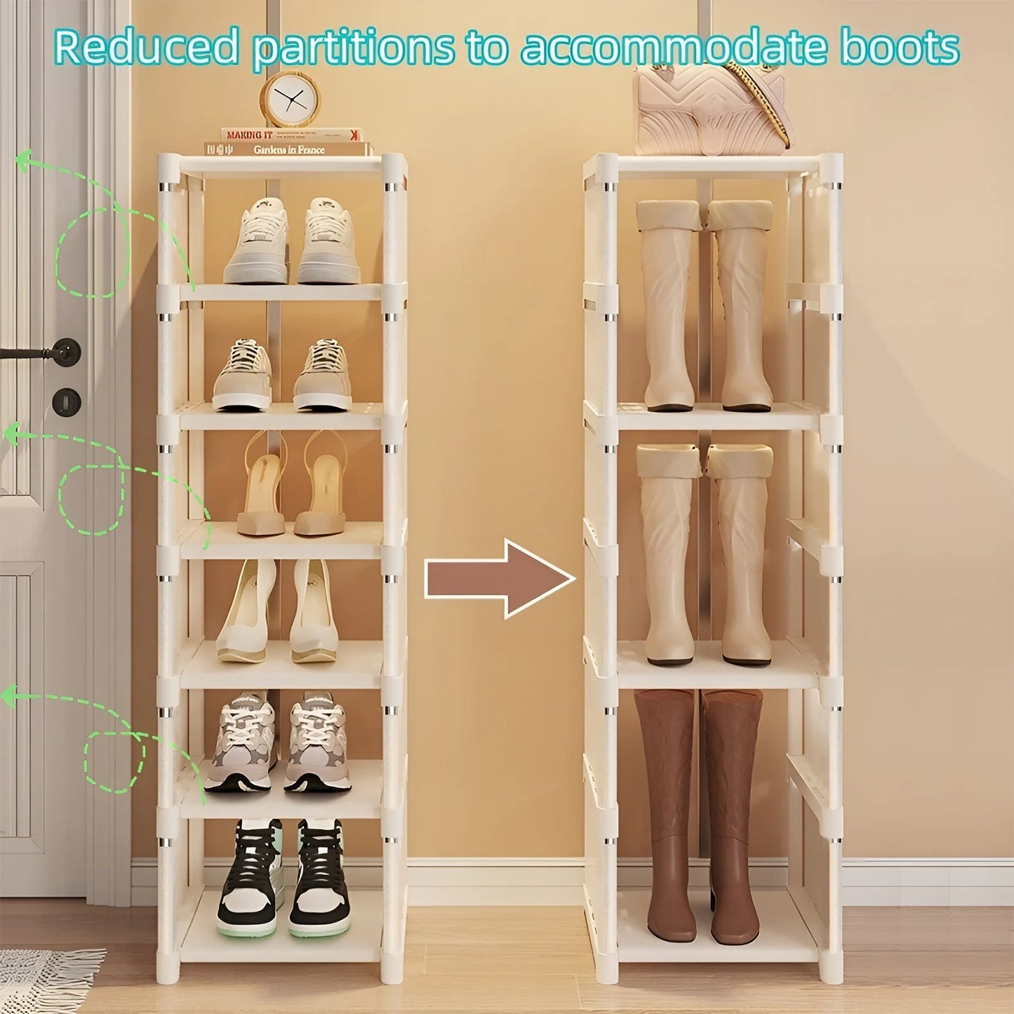 Space-Saving Shoe Rack