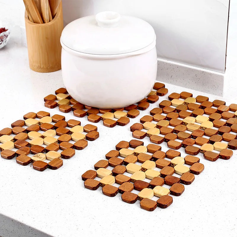 Bamboo Insulation Pad for Kitchen Table Protection