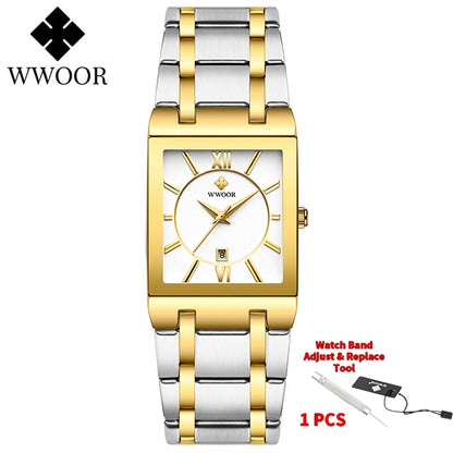 WWOOR Brand Luxury Gold Bracelet for Men