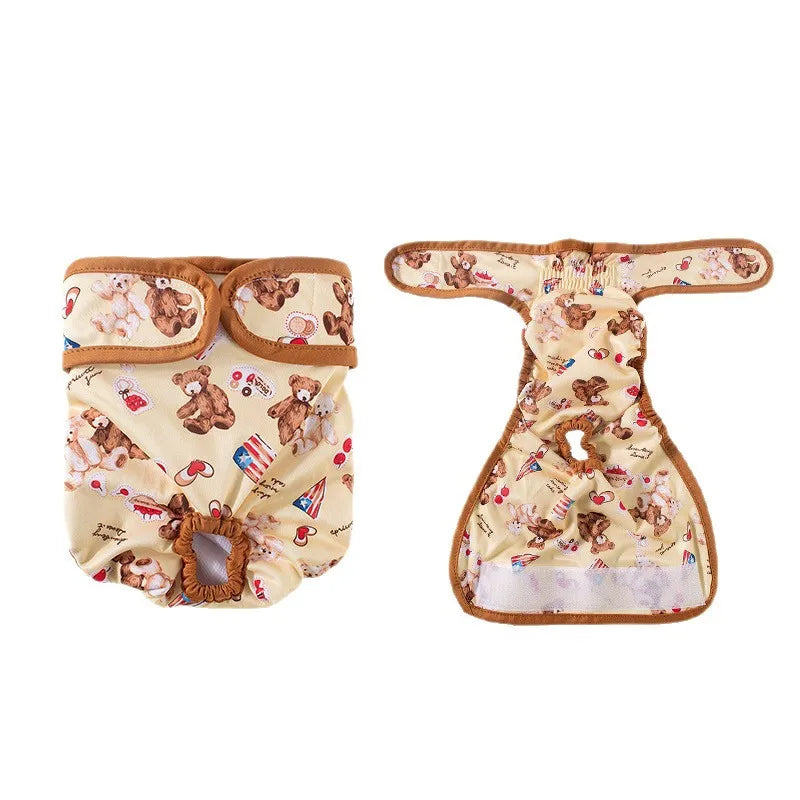 Washable Female Dog Diapers with Adjustable Fit