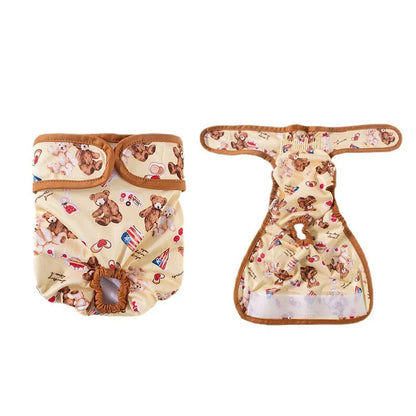 Washable Female Dog Diapers with Adjustable Fit