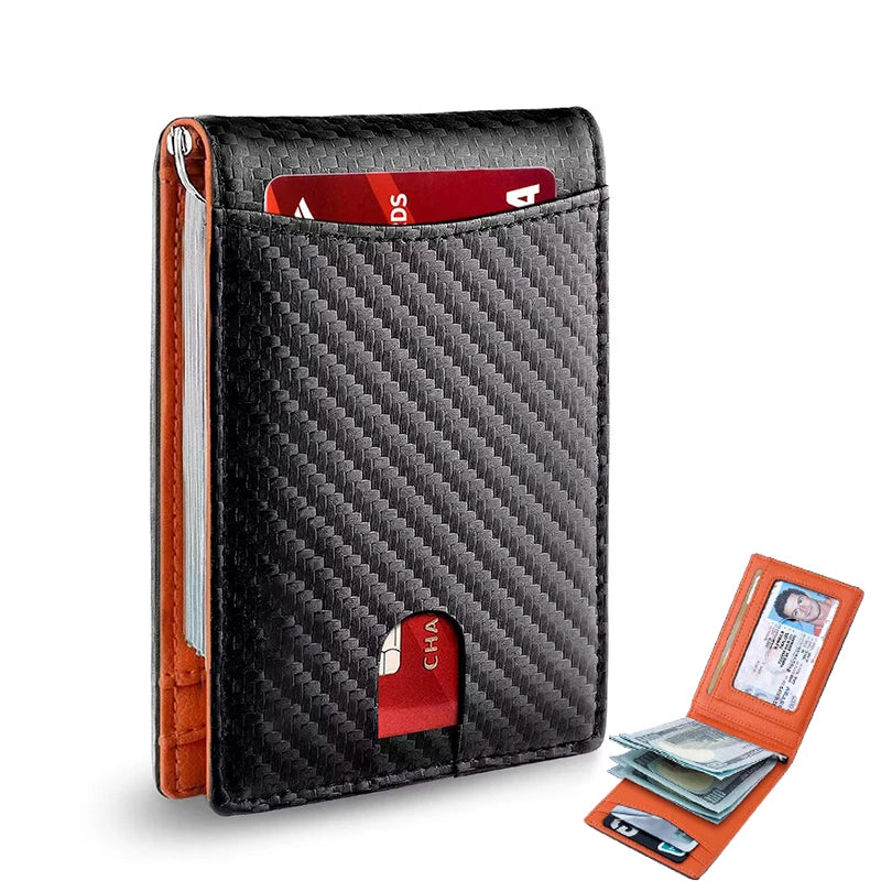 Blocking Slim Leather Wallet