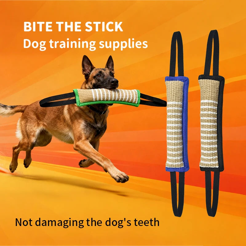 Linen Dog Bite Training Tug Toy
