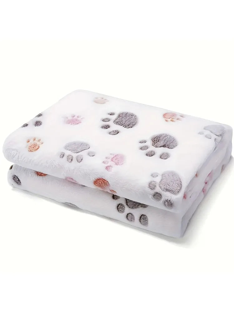 Soft Flannel Fleece Pet Blanket Mat