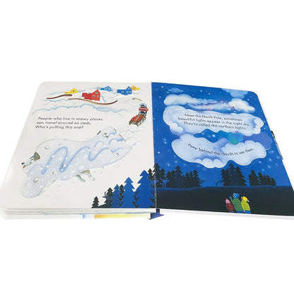 Usborne Peep Inside Snowy Places Children’s Picture Book