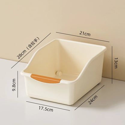 Multipurpose Plastic Storage Basket for Home Organization