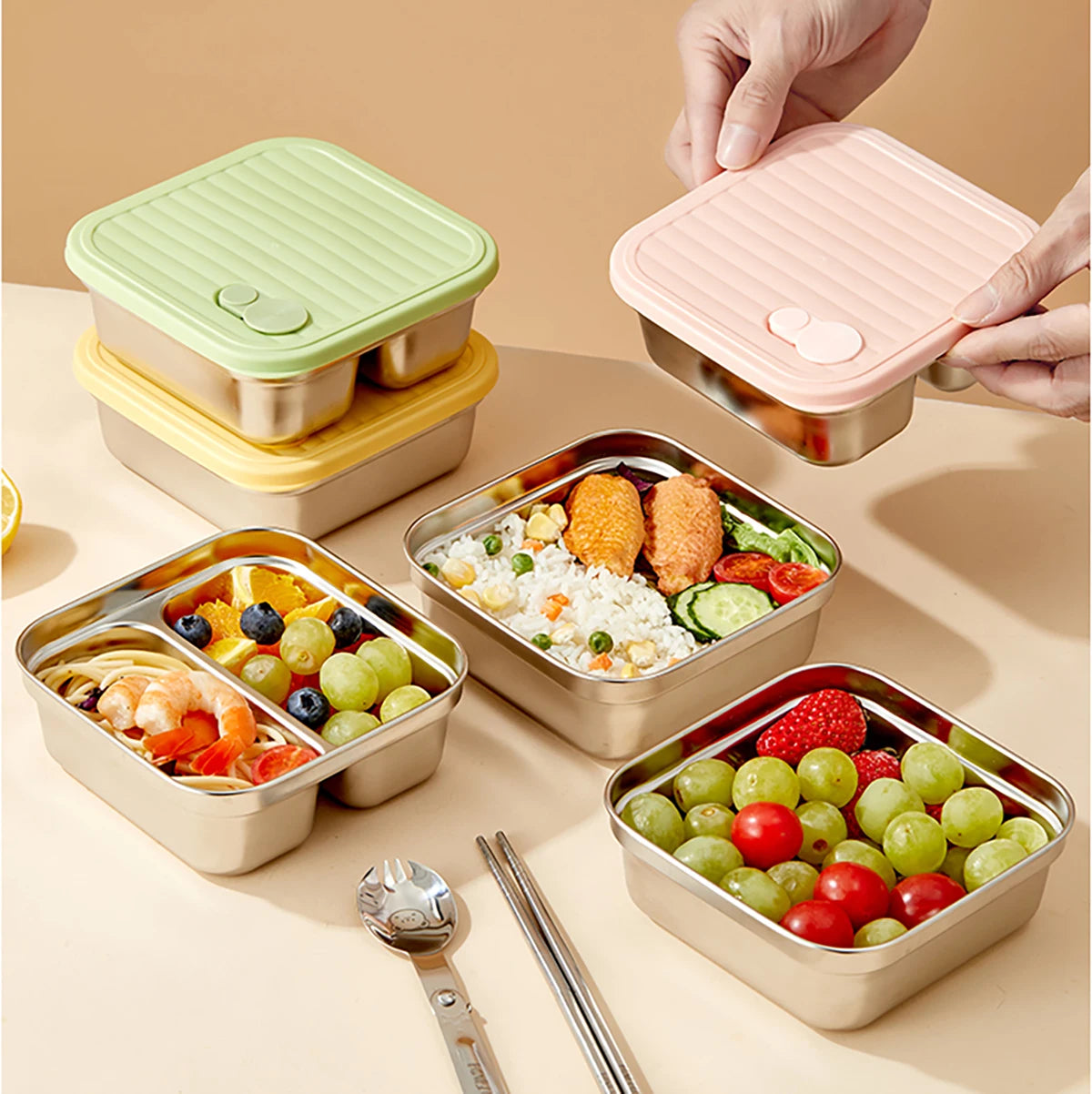 Leakproof Bento Food Container – 600ml–700ml