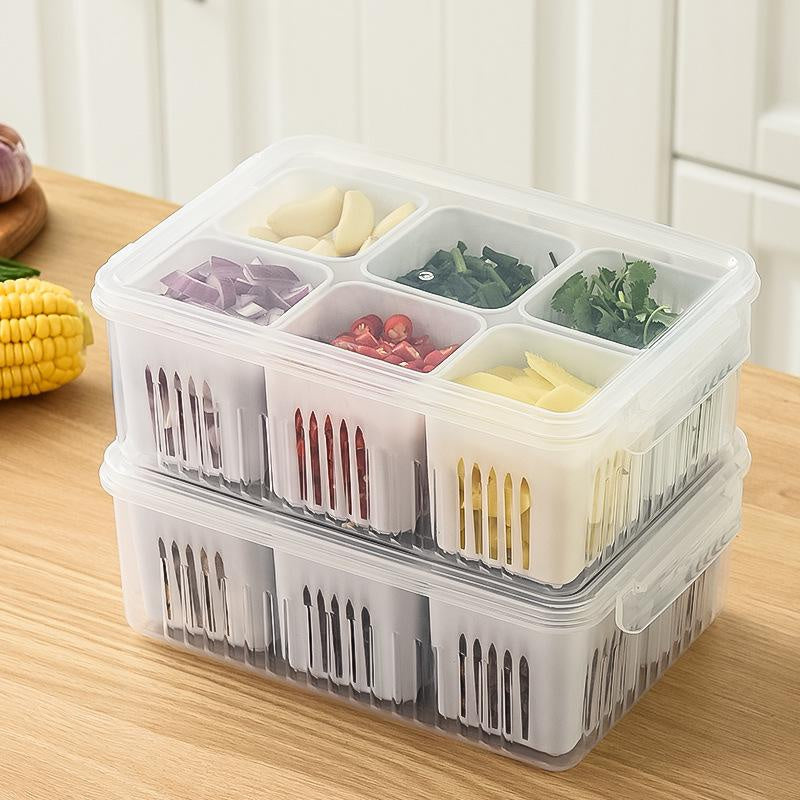 Refrigerator Food Drain Fresh-keeping Box
