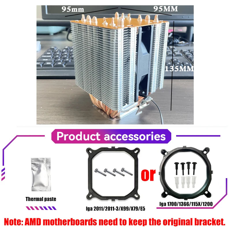 RGB Tower CPU Air Cooler