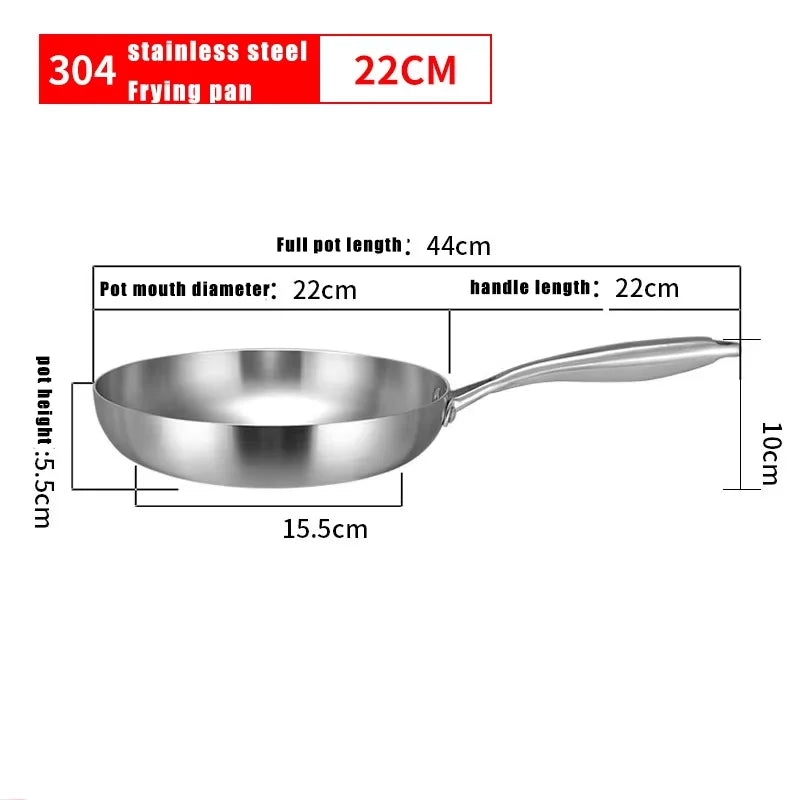 Stainless Steel Frying Pan