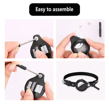 Adjustable Kitten Collar with AirTag Case
