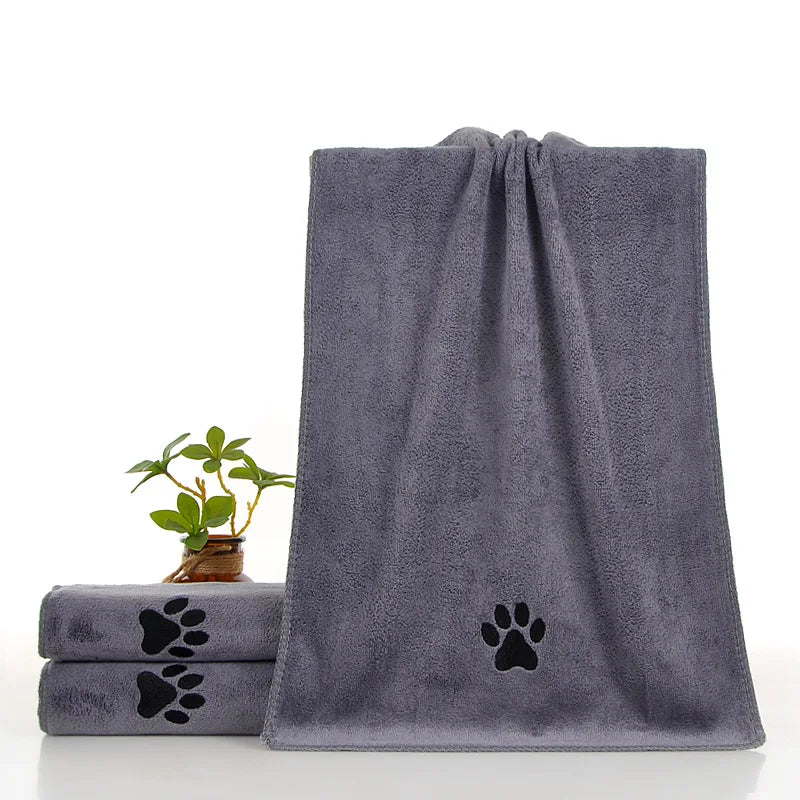 Pet Microfiber Bath Towel