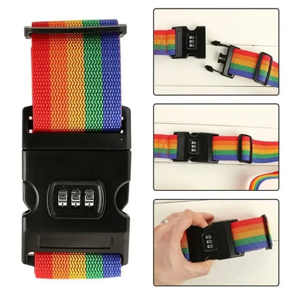 Adjustable TSA-Style Luggage Security Strap