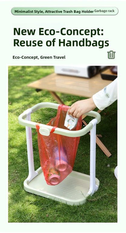 Portable Folding Trash Bag Stand