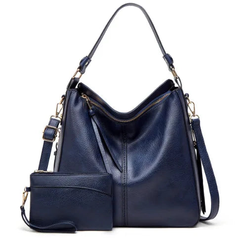 Women’s Soft PU Leather Bucket Shoulder Bag