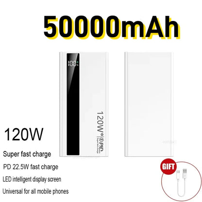 120W Fast Charging Portable Power Bank