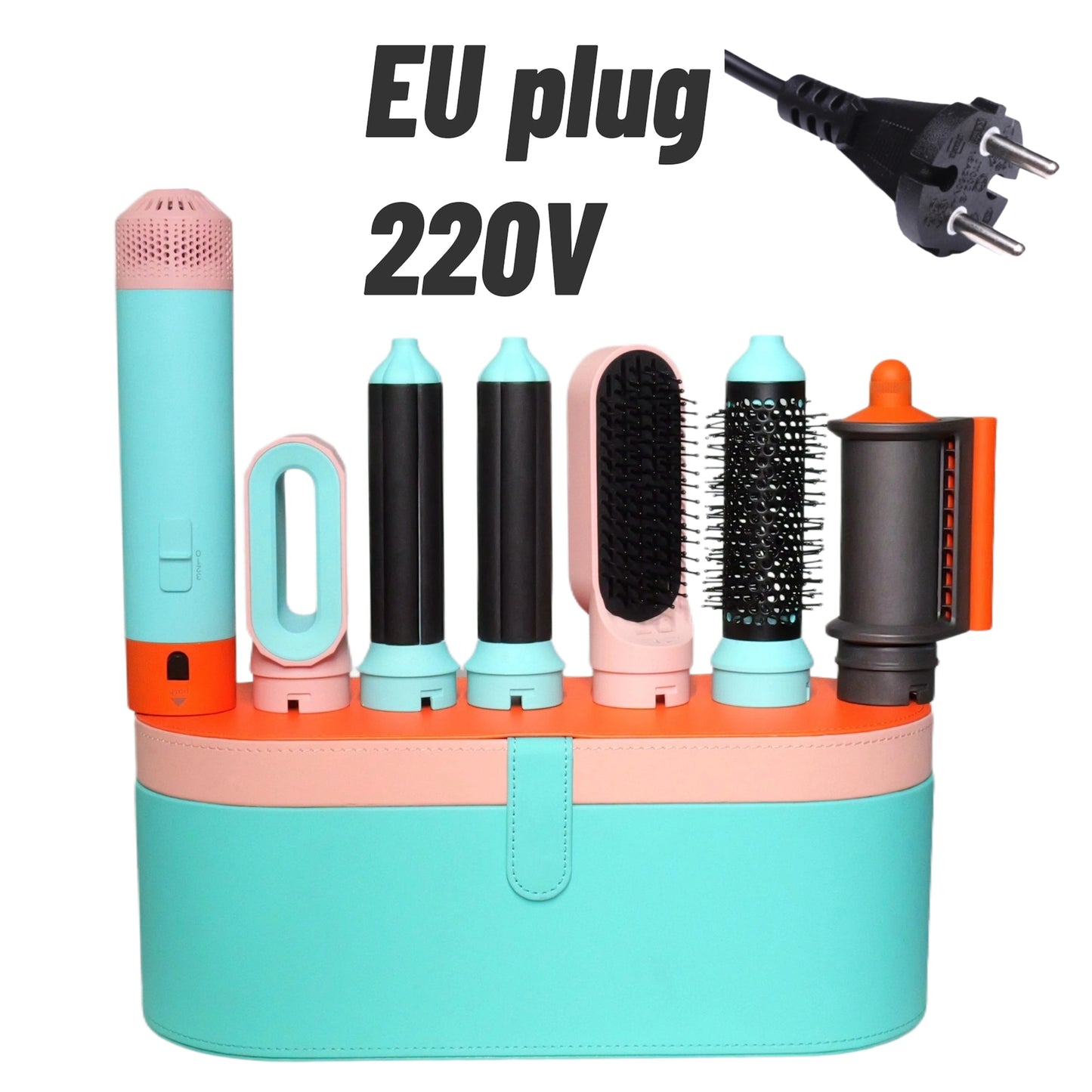 6 in 1 Multi Hair Styler with Hair Dryer & Curling Barrels
