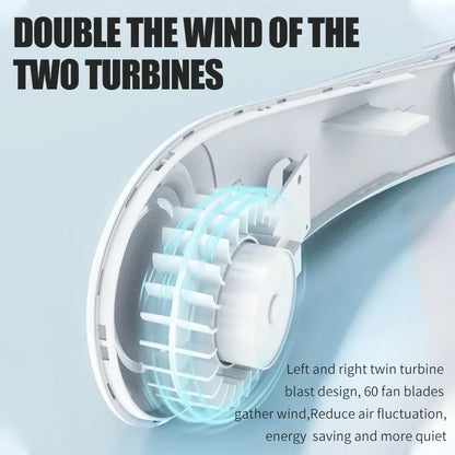Mini Bladeless Rechargeable Neck Fan