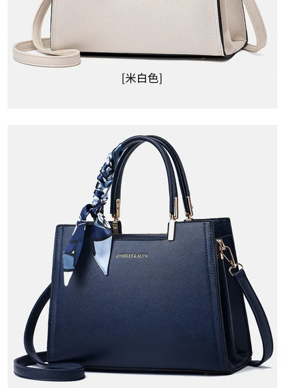 Luxury Women’s Structured Satchel Shoulder & Crossbody Handbag