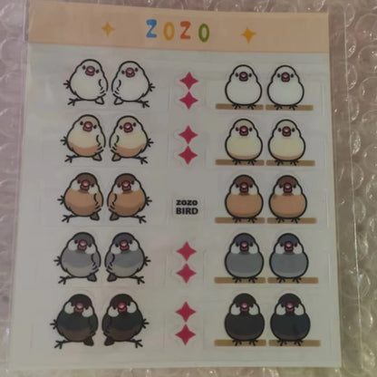 Cute Parrot Index Sticky Tabs