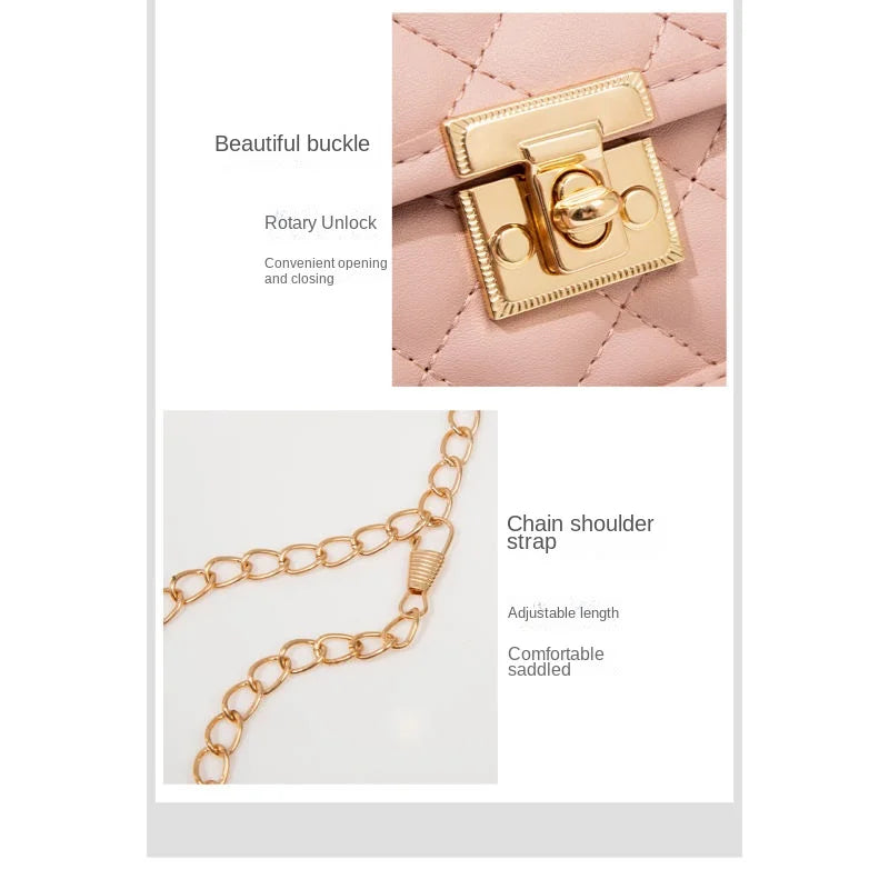 Quilted Chain Crossbody Bag