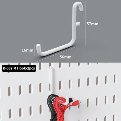 Adjustable Desktop Pegboard Organizer