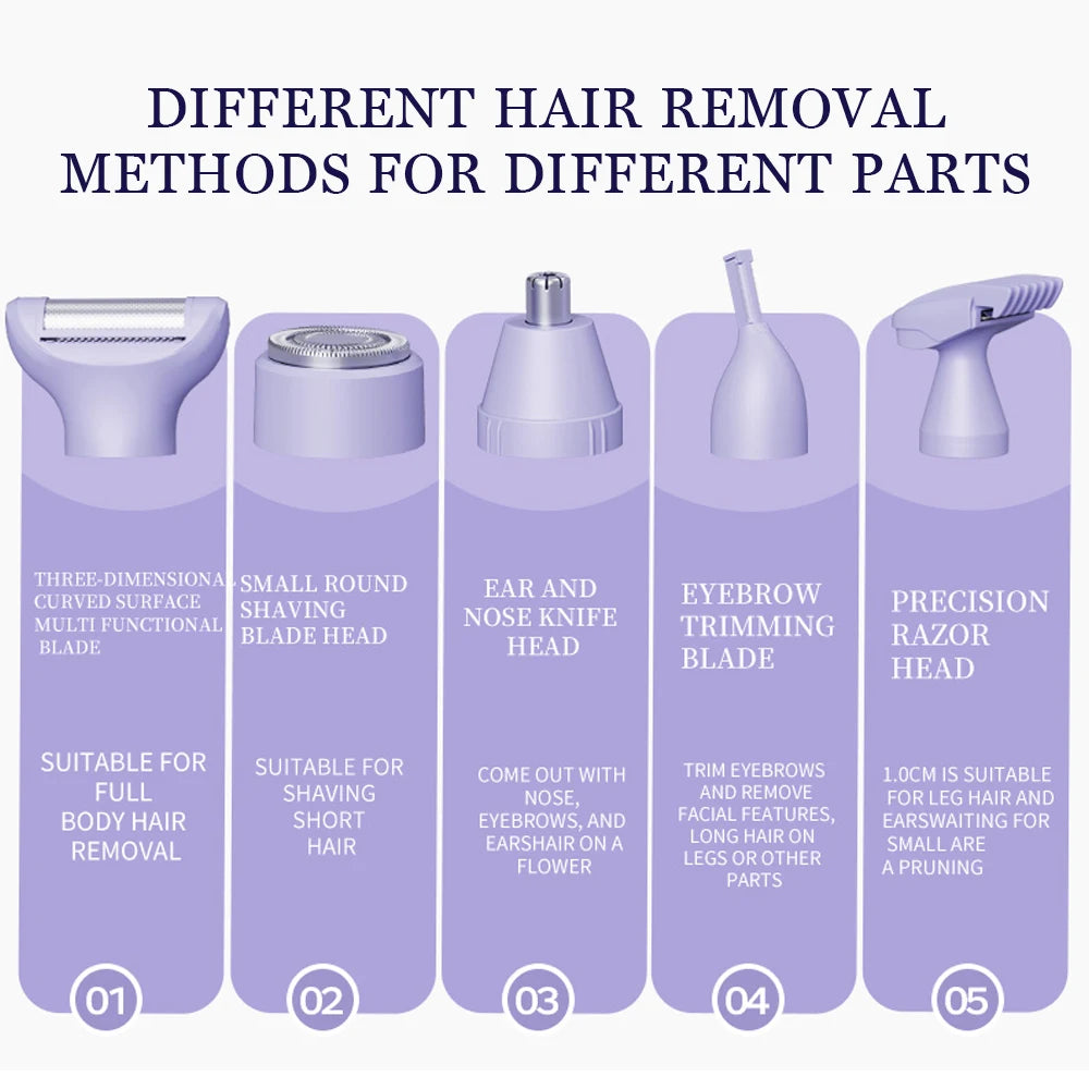 Women’s 5-in-1 Electric Hair Trimmer