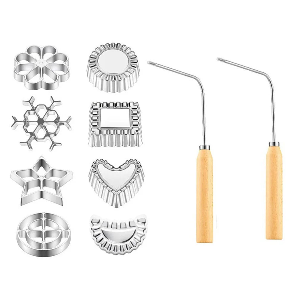 Rosette Iron Cookie Mold Set