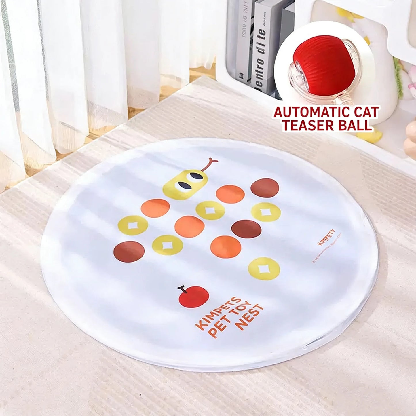 Automatic Cat Hunting Mat & Moving Ball Toy