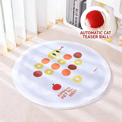 Automatic Cat Hunting Mat & Moving Ball Toy