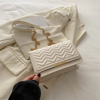 Striped Women's Shoulder Bag
