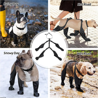 Waterproof Anti-Slip Dog Boots for Outdoor Protection