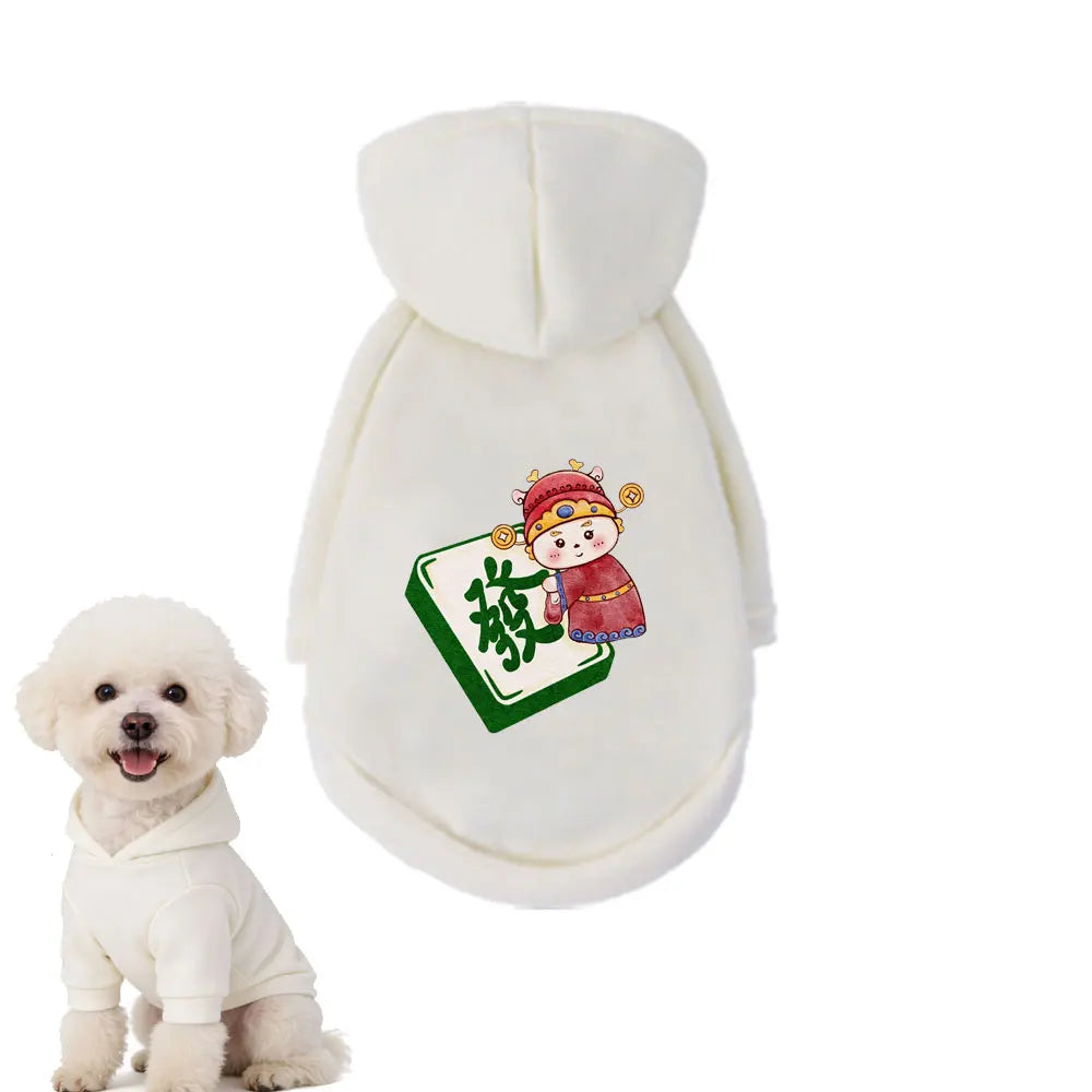 Pet Hooded Sweatshirt for Dogs & Cats