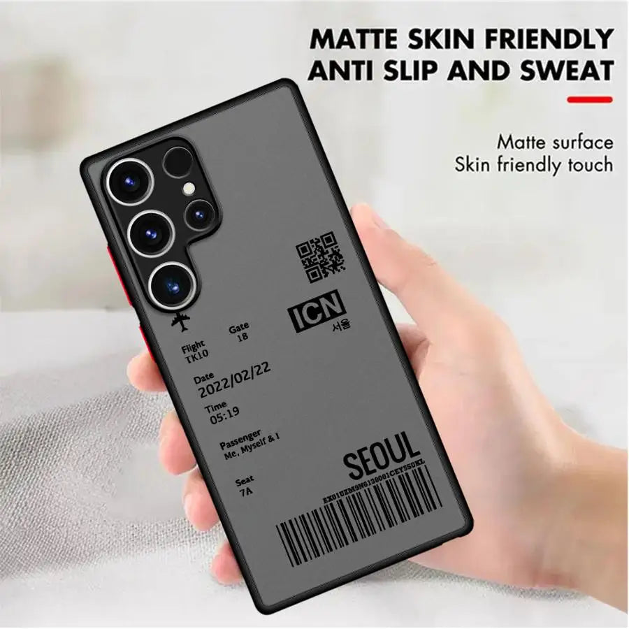 Samsung Galaxy Case Travel Tickets