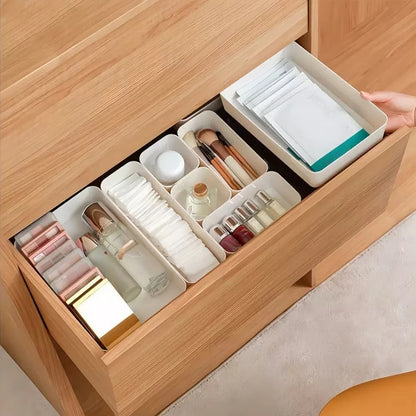Interlocking Drawer Organizer Tray Set