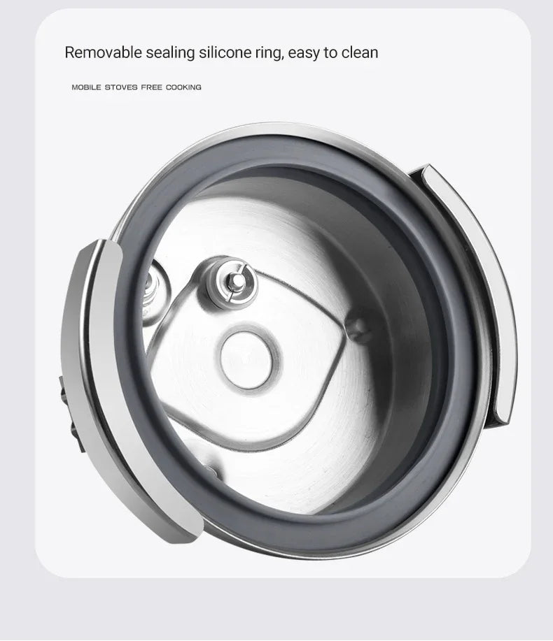 Portable Stainless Steel Pressure Cooker