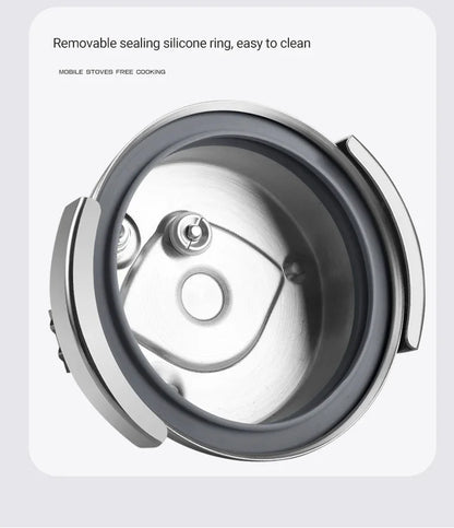 Portable Stainless Steel Pressure Cooker