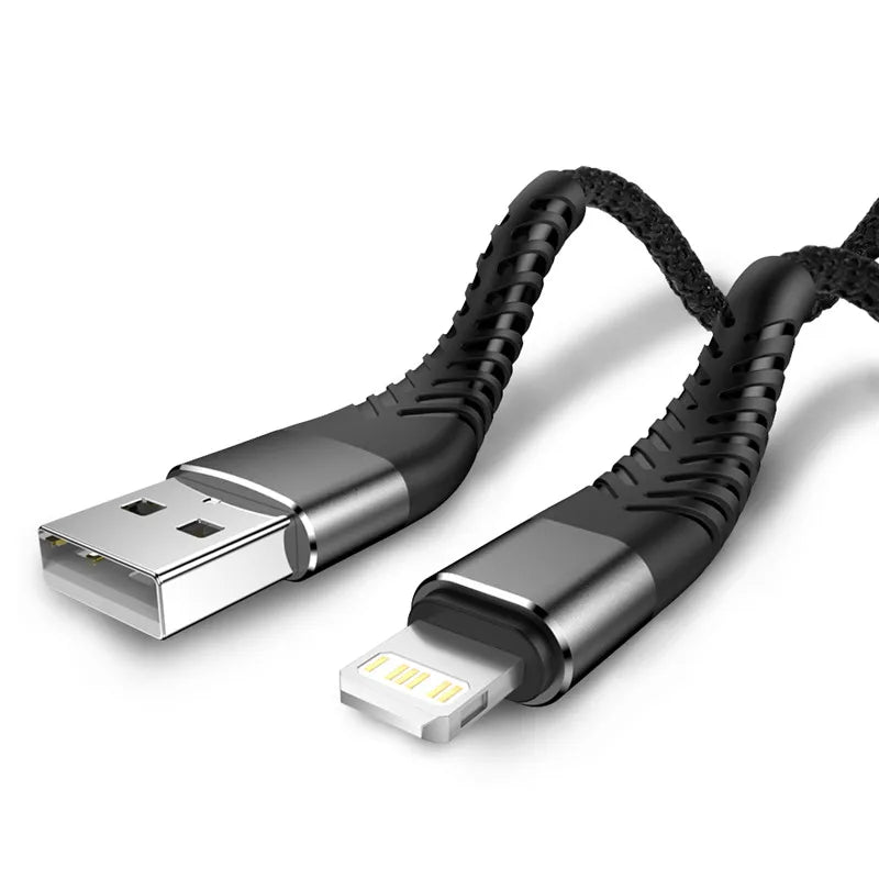 USB-A to Lightning Braided Fast Charging Cable