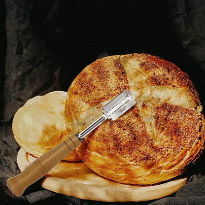 Bread Scoring Tool Set with Wooden Handle