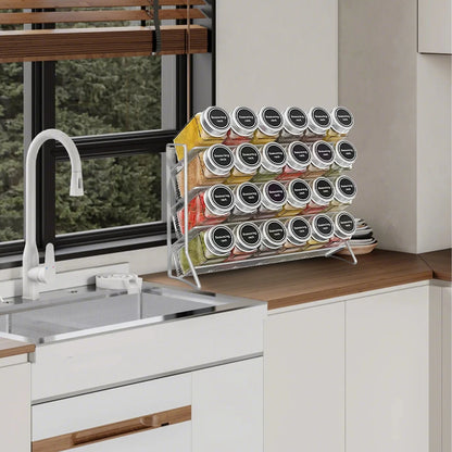 4-Tier Carbon Steel Spice Rack