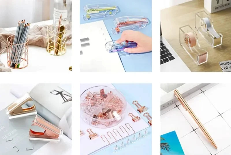 Luxury Acrylic Office Desk Set