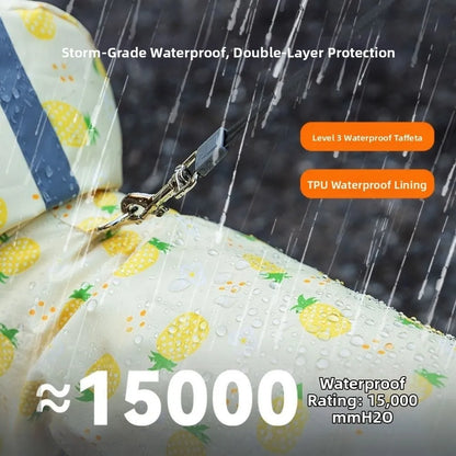 Waterproof Dog Hooded Raincoat with Reflective Design