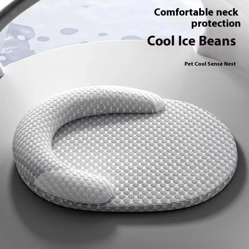 Premium Cooling Pet Lounger Bed