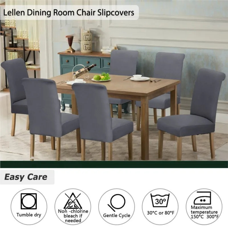 Elastic Stretch Chair Cover Solid Color
