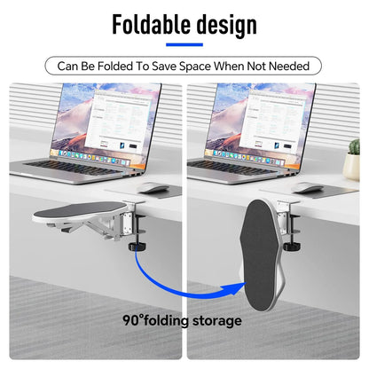 Foldable Rotating Wrist & Elbow Support for Office Desks